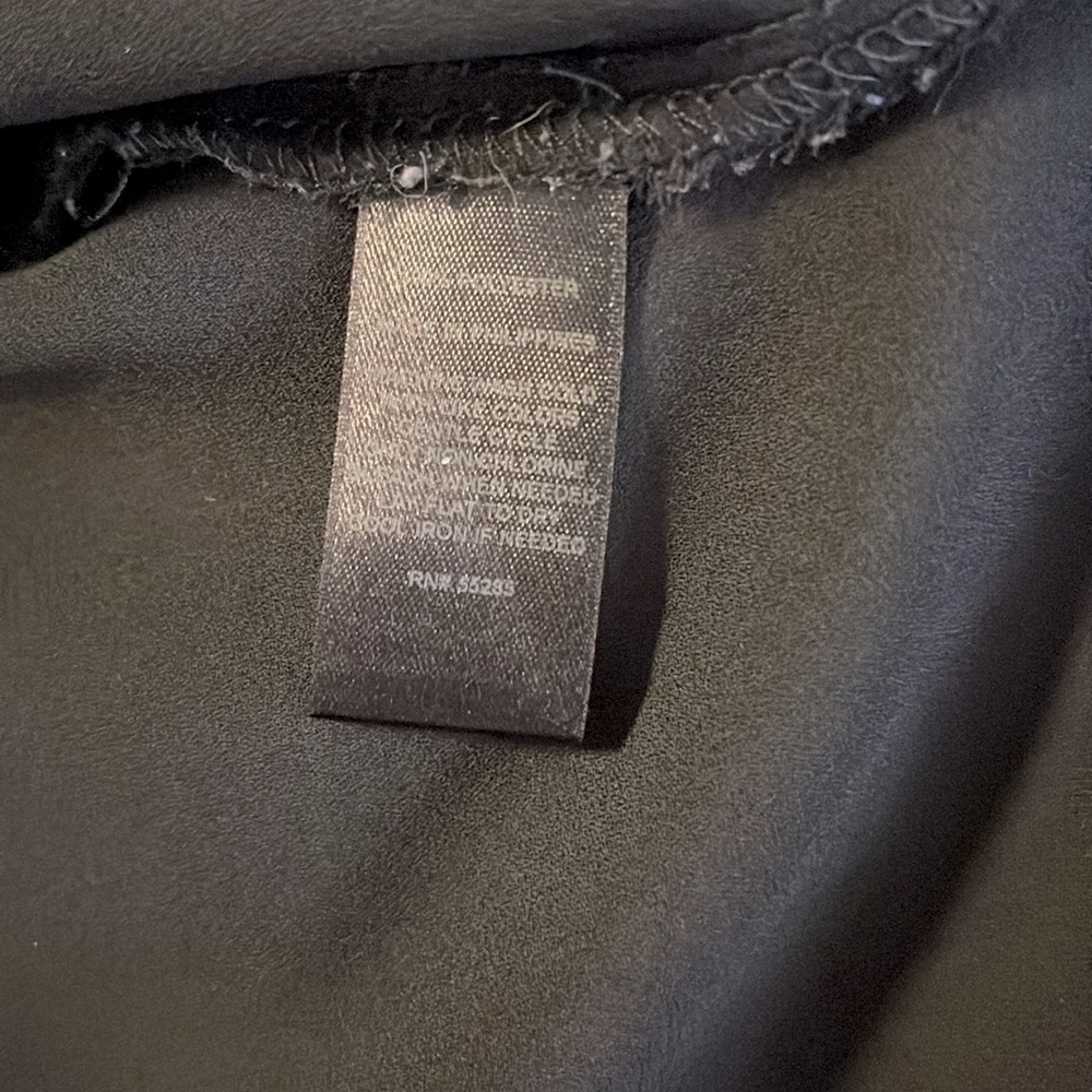 Express Black Asymmetrical Split Back Tank Top - image 6